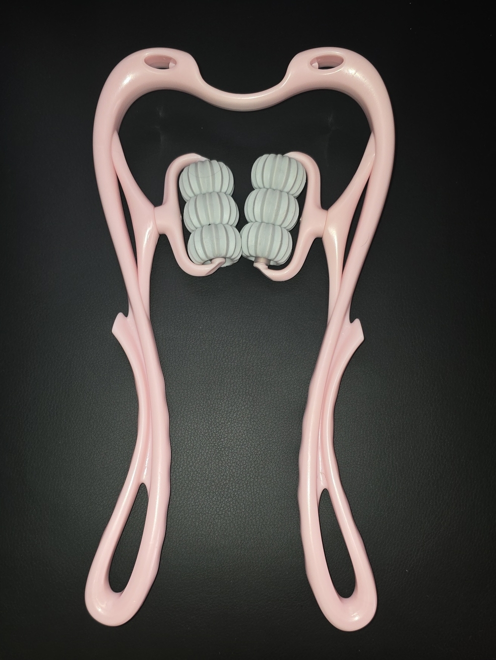 Handheld Pink Neck & Shoulder Roller Massager